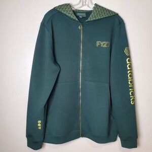 Databricks‎ Medium Green Gold Full Zip Hoodie Jacket Logo Tech Kickoff FY27